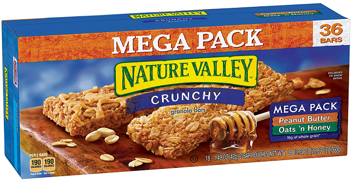 Nature Valley Peanut Butter & Oats Granola Bars (36 Count) Only $5.70 Shipped!