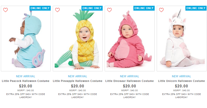 Carter’s: Baby Costumes Starting at Just $15.00 Shipped!