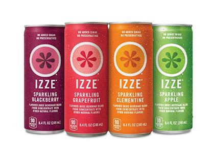 IZZE Sparkling Juice, 4 Flavor Variety Pack, Pack of 24 – Only $12.62!