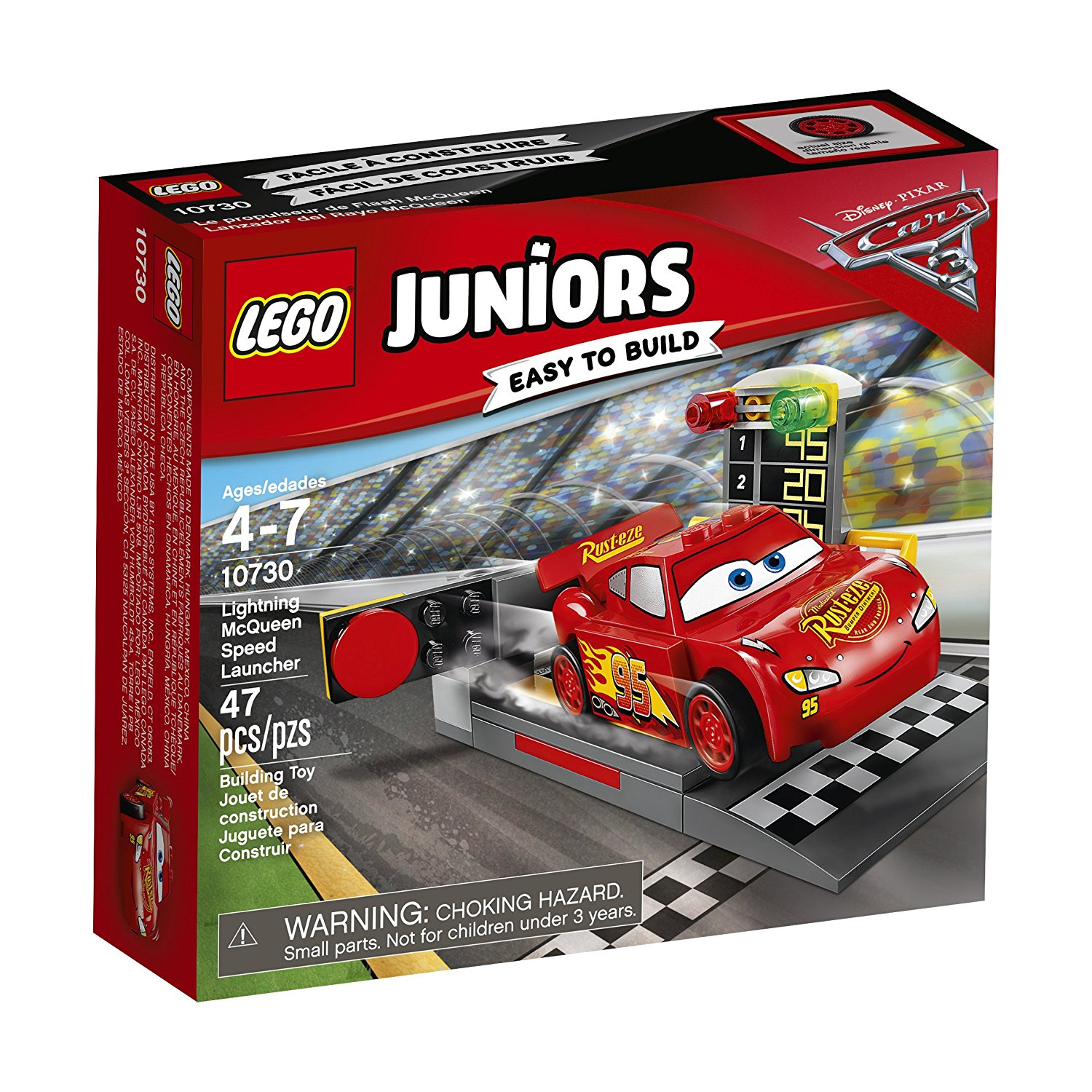 LEGO Juniors Lightning McQueen Speed Launcher Building Kit ONLY $7.99!