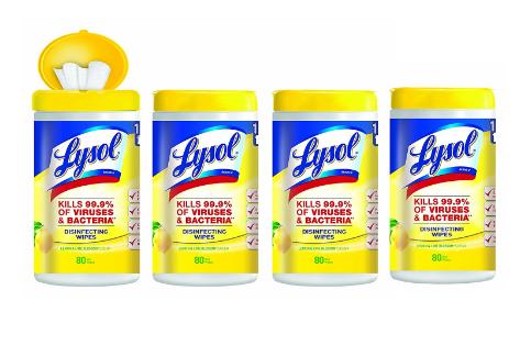 Lysol Disinfecting Wipes, Lemon & Lime Blossom, 320 Count – Only $8.98!