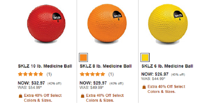 Dick’s: SKLZ or Nike Medicine Balls 40% Off! Prices Start at $14.98!