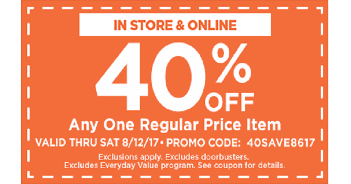 Michael’s: 40% Off One Regular Priced Item TODAY ONLY!
