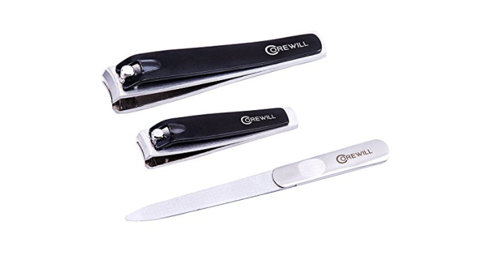 Corewill Nail Clippers Grooming Kit (3 Piece Set) Only $6.49! (Reg. $16.99)