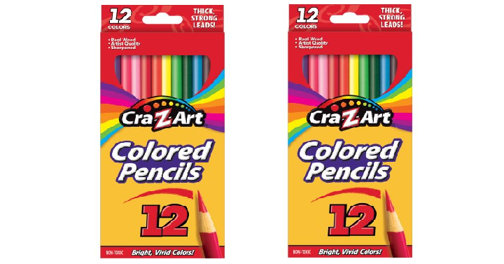 Cra-Z-Art Colored Pencils (12 Count) Only $0.50! (Reg. $1.77)