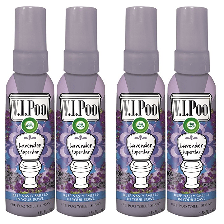 Air Wick V.I.POO Pre-Poo Toile Spray Value Pack (Lavender Superstar) 2 Pack Only $