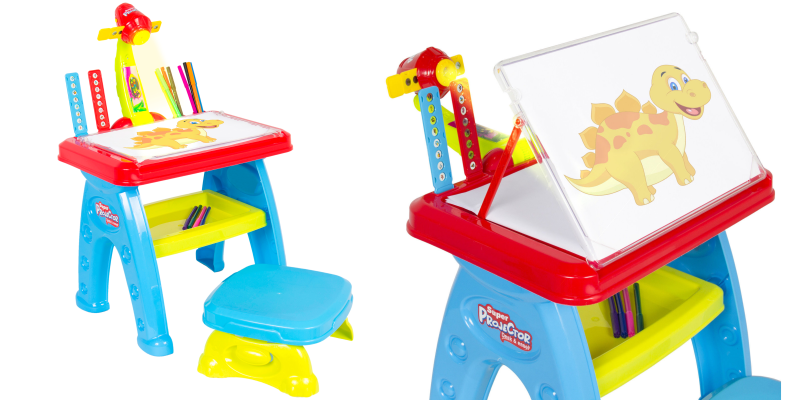 Projector Learning Drawing Table With Chair and Art Supplies Only $25.99 + FREE Shipping!