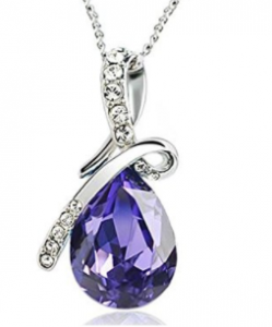 Rhinestone Chain Crystal Pendant Necklace $2.79 Shipped!