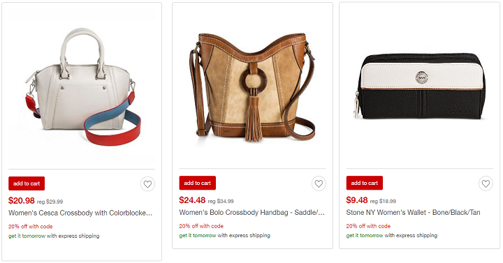 Target: Save 20% Off Clearance Summer Clothing! Handbags/Purses & Wallets Starting at $3.00!