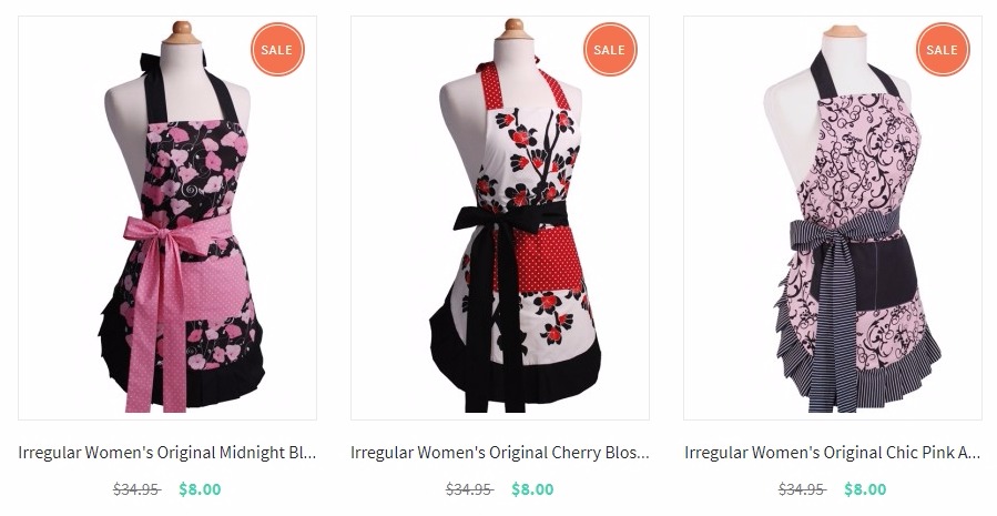 Flirty Aprons Irregular Sale! HUGE Savings on Aprons, Kitchen Tools, and More!!