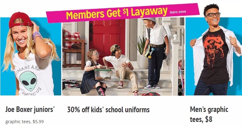 Great Back-to-School Deals at Kmart + $1 Layaway!
