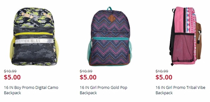 Backpacks Only $5 at Kmart!!