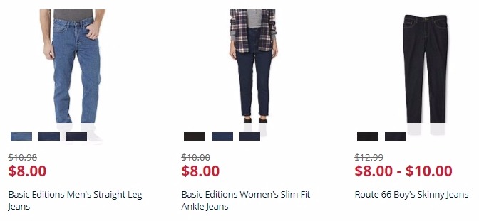 Jeans for the Family From Only $8.00!