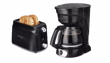 KitchenSmith by BELLA Coffeemaker and Toaster Bundle Only $13.49!