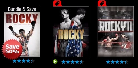 Rocky Heaveyweight Collection Bundle (Digital HD) Only $14.99! Includes 6 Movies!