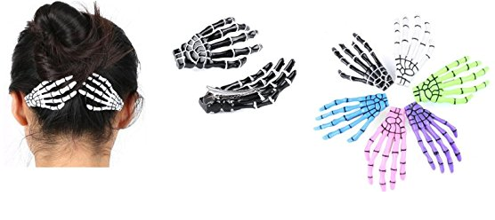 Set of 10 Skeleton Hand Hair Clips Only $4.99 + Free Shipping!