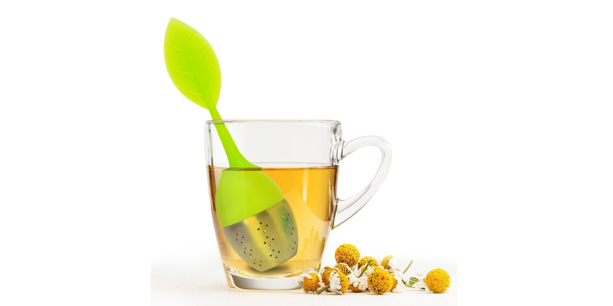 Set of 2 Silicone and Steel Tea Infusers Only $1.69 + FREE Shipping!