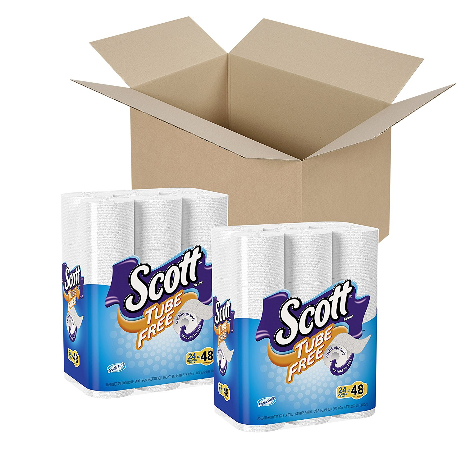 Scott Tube-Free Toilet Paper 48 Count Only $11.11 Shipped!