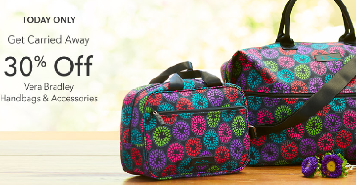Disney Store: Take 30% off Vera Bradley Handbags & Accessories! Prices Start at Only $10.50! (Today, August 21st Only)