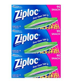 Ziploc Snack Bags, 270 Count  – Only $8.55!