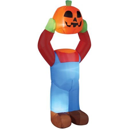 4′ Headless Pumpkin Inflatable Halloween Decoration Only $31.90!