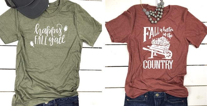 Fall Tees from Jane – Just $13.99!