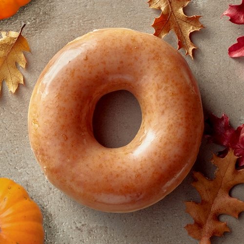 Pumpkin Spice Glazed Donuts at Krispy Kreme!! Tomorrow ONLY!!