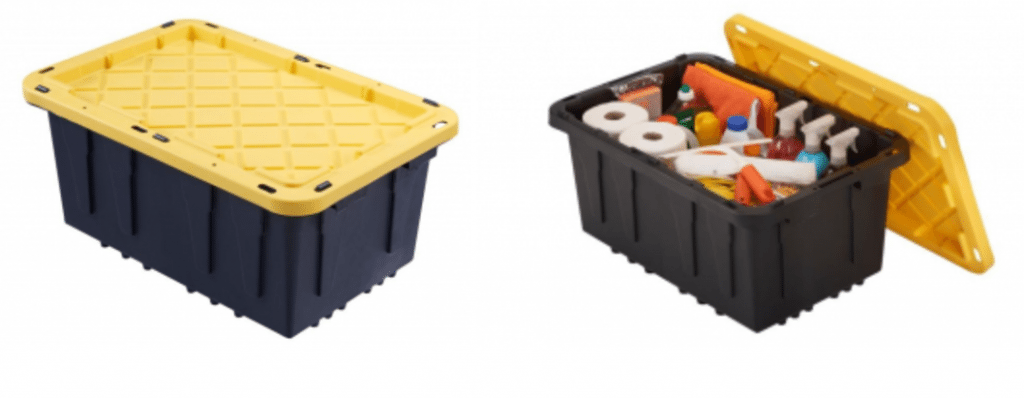 HDX 12 Gal. Flat Lid Tough Tote Just $4.97! (Reg. $7.97)