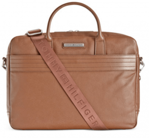 Tommy Hilfiger Morgan Leather Briefcase $88.96! (Reg. $298.00)
