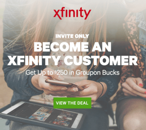 Get Up To $250 Groupon Bucks When You Join Xfinity! CHECK YOUR EMAILS!