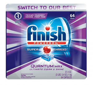 Finish Quantum Max Shine & Protect Dishwasher Detergent Tablets 64-Count Just $9.60!