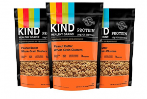 KIND Healthy Grains Granola Clusters, Peanut Butter 11oz 3-Pack Just $9.10 Shipped!