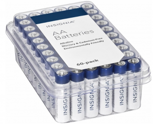 Insignia AA Batteries (60-Pack) Just $8.99!