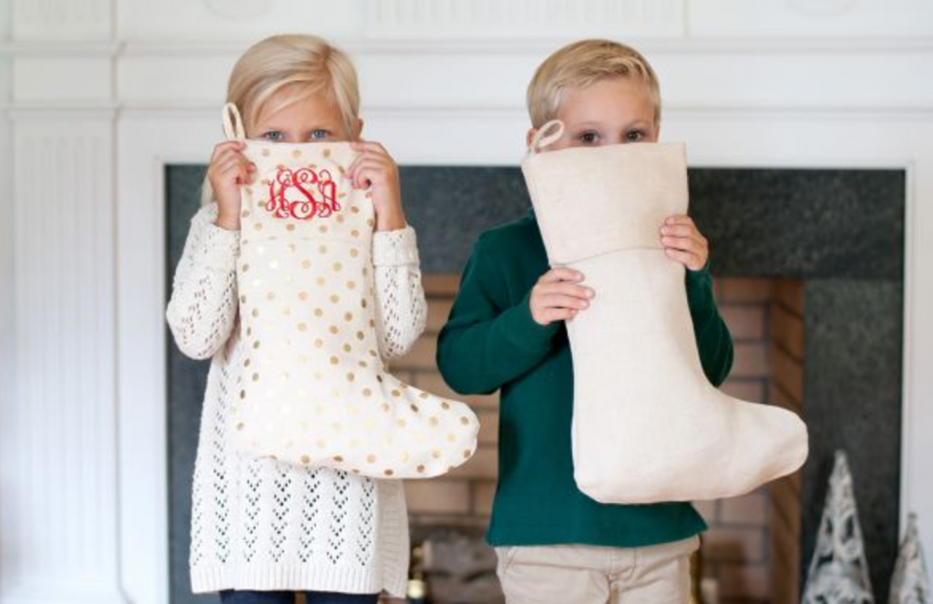 Personalized Burlap Stockings Just $13.99!