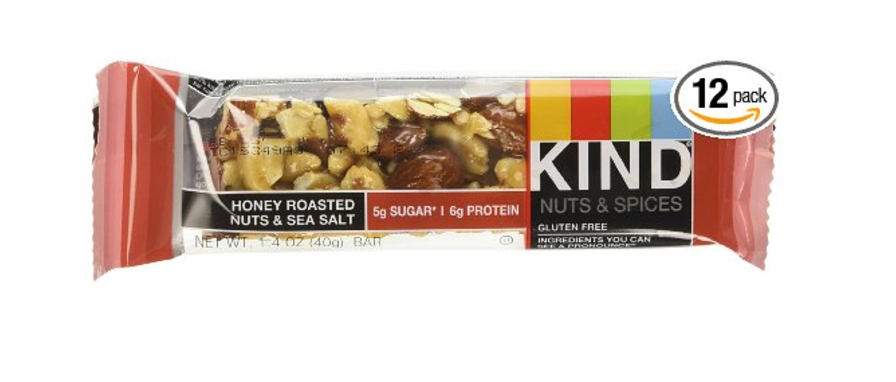 KIND Bars, Honey Roasted Nuts & Sea Salt 12-Count Just $9.82 Shipped!