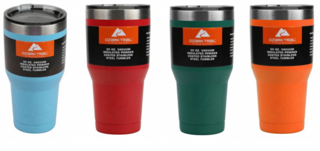 Ozark Trail 30-Ounce Double-Wall, Vacuum-Sealed Tumbler Just $5.00!