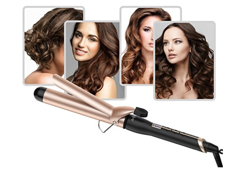 1.25 inch Tourmaline Ceramic Curling Iron/Wand Just $20.99 Today Only!