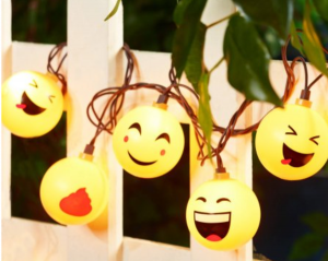 Emoji String Lights Just $2.33! Perfect Party Decor!