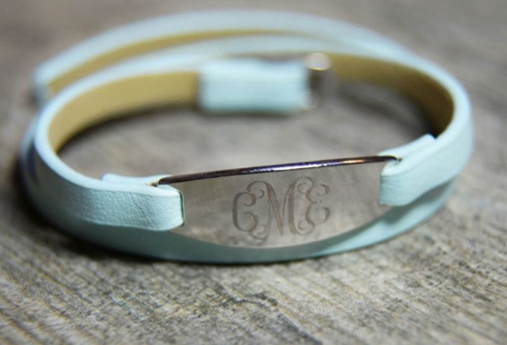 Personalized Leather Wrap Bracelet Just $9.99 Shipped!