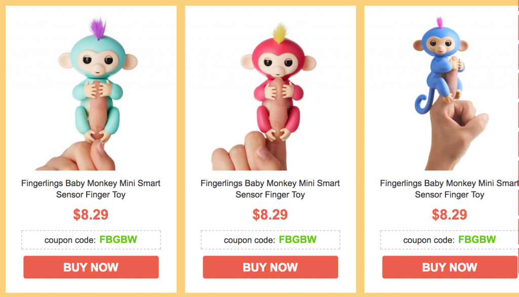 Limited Sale Offers From GearBest! Grab Fingerlings For Just $8.29 Shipped!