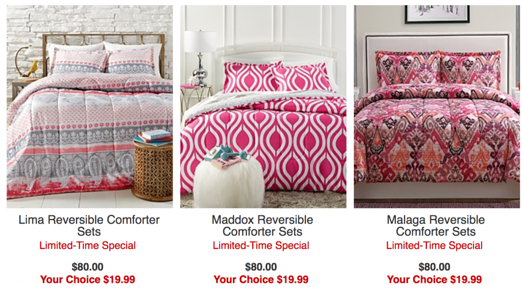 3-Piece Reversible Comforter Sets Just $19.99 At Macy’s! (Reg. $80.00)