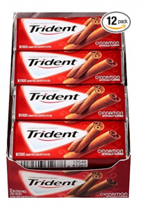 Trident Sugar-Free Gum, Cinnamon, 18 Count 12-Pack Just $4.87 Shipped!