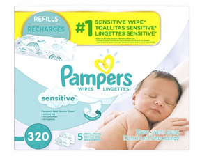 Pampers Baby Wipes Sensitive 320 Diaper Wipes Just $7.69 Shipped!