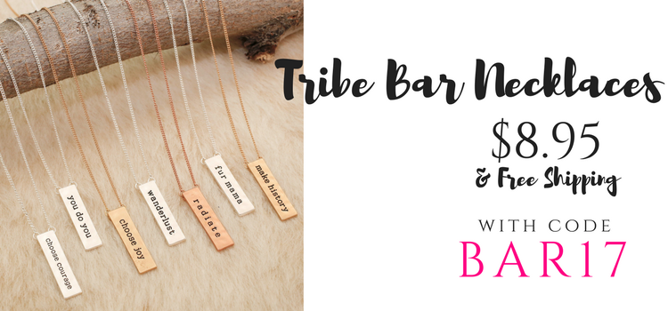 4 Styles Available! Tribe Bar Necklaces from Cents of Style – Just $8.95! FREE SHIPPING!