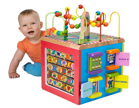 ALEX Jr. My Busy Town Wooden Activity Cube – Only $39.89 Shipped!