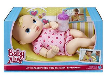 Baby Alive Luv ‘n Snuggle Baby Doll Blond – Only $8.99!