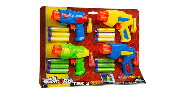 Air Warriors Tek 3 Blaster Four Pack – Just $8.40!