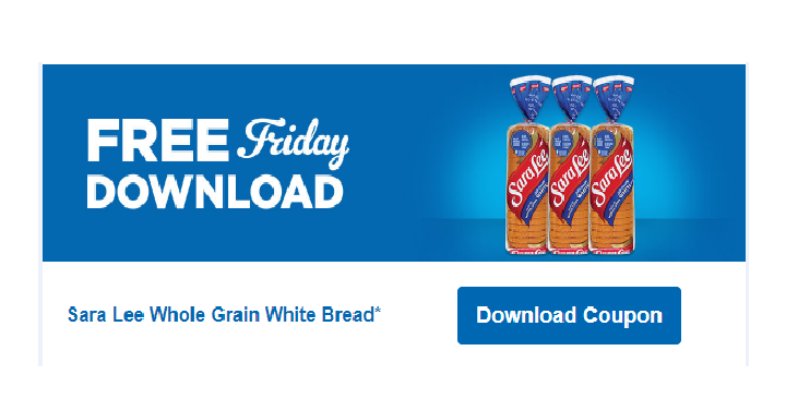FREE Sara Lee Whole Grain White Bread! (Download Coupon Today, Sept. 22nd Only)