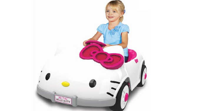 Dynacraft Hello Kitty 6V Battery Powered Ride On Car Only $79 Shipped! (Reg. $229)
