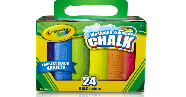 Crayola Sidewalk Chalk, 24-Pack Only $2.39!